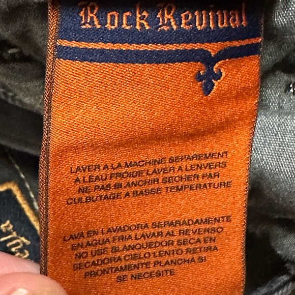 Gently Used Rock Revival Teyla (Buckle) Skinny Stretch Woman’s 26” Jeans - Picture 13 of 16